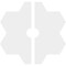 Ekena Millwork Daisy Architectural Grade PVC Contemporary Ceiling Medallion, Two Piece, 20"OD x 3"ID x 7"C x 1"P CMP20DY2-03000 - alternate 3
